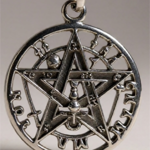 TETRAGRAMATON PEQUEÑO (1,8CM) COLGANTE PLATA 925