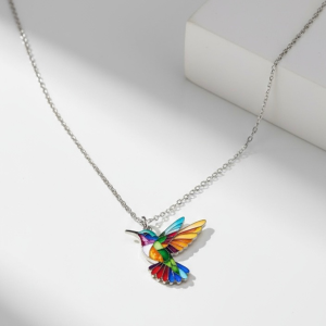 COLGANTE COLIBRÍ MULTICOLOR