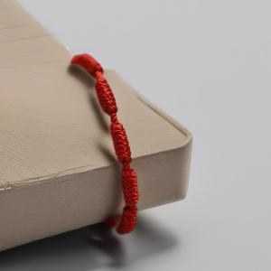 7 NUDOS CUERDA PULSERA ROJA