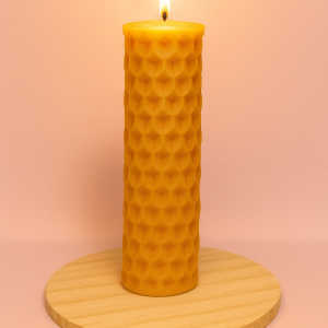 VELA DE MIEL DE ABEJA 100 % NATURAL GRANDE