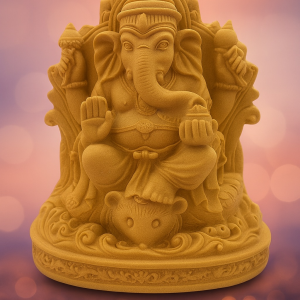 VELA TEMPLO GANESHA + AMULETO PROTECTOR
