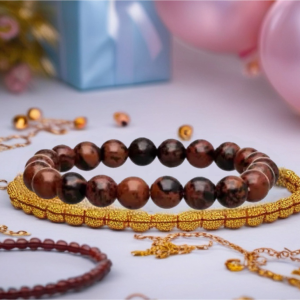 Pulsera de Obsidiana Caoba 8mm