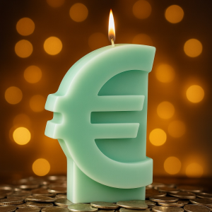 VELA EURO-ATRACCIÓN DE DINERO Y ABUNDANCIA