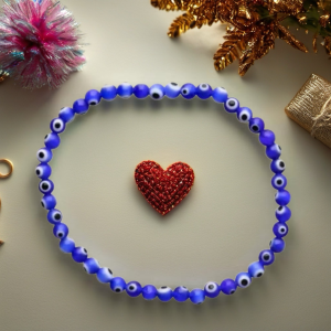 Pulsera de ojo Turco Azul oscuro 4mm
