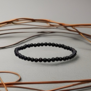 Pulsera de Obsidiana 4mm