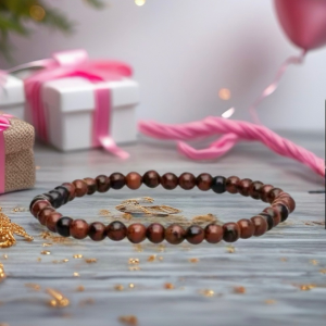 Pulsera de Obsidiana Caoba 4mm