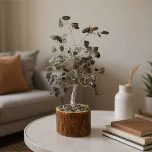 ÁRBOL DE GEMAS FENG SHUI - 100 GEMAS LABRADORITA